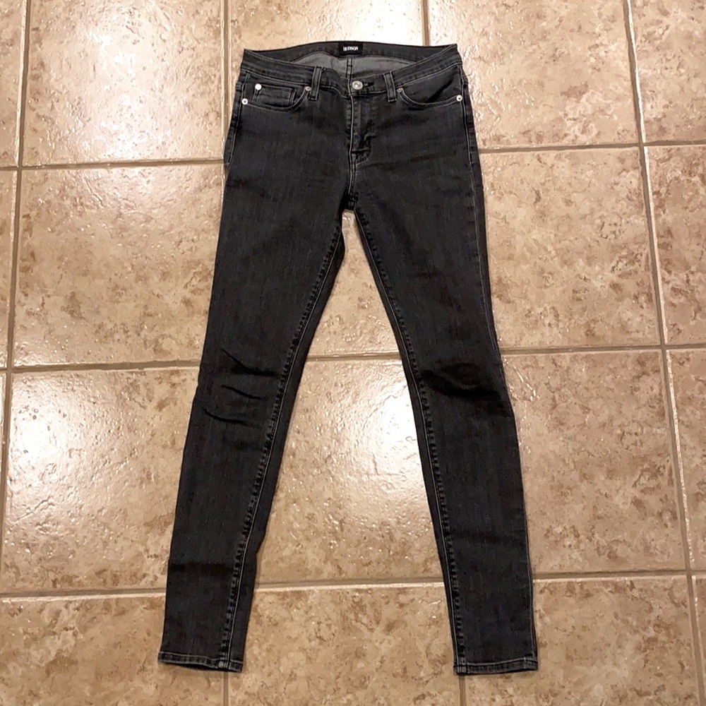 Hudson jeans Nico midrise super skinny 26 gray